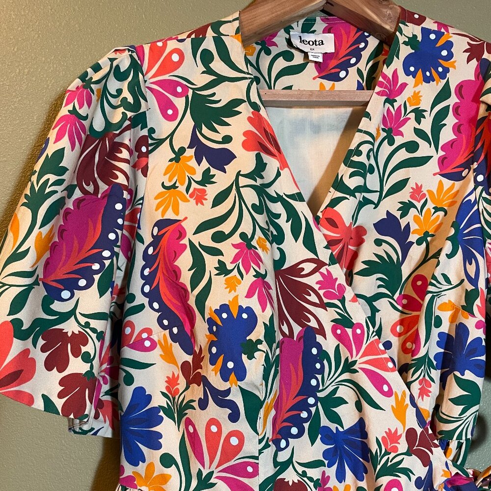 Leota mini wrap dress
